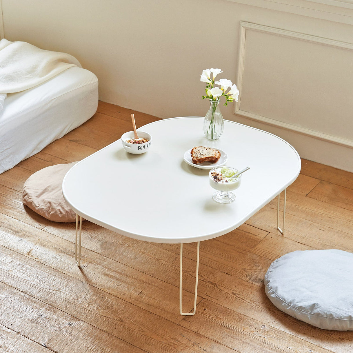 Roomnhome｜Mono ラウンド折りたたみローテーブル