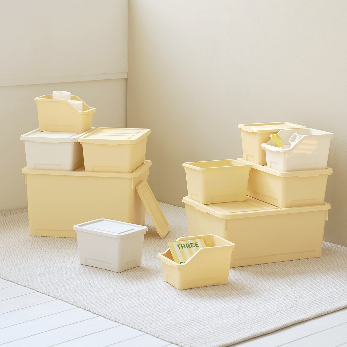 BR-3589-Roomnhome-Roomnhome 収納ボックス｜Mild 小物整理コンテナ 10個セット