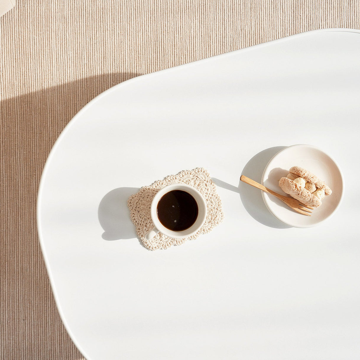 Roomnhome｜Mono ラウンド折りたたみローテーブル