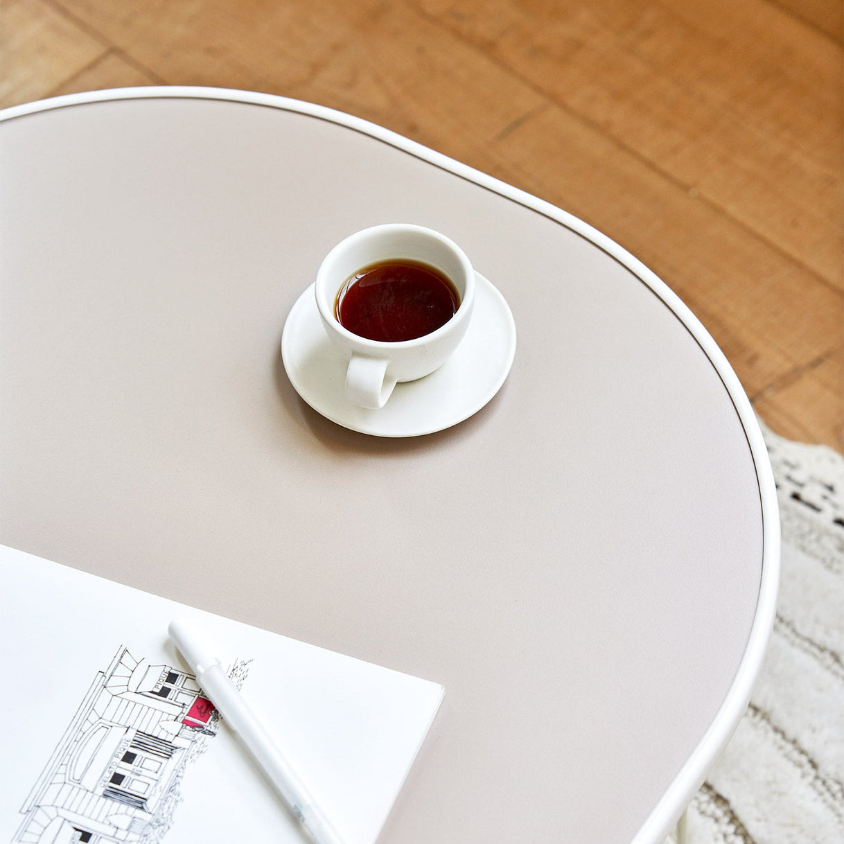 Roomnhome｜Mono ラウンド折りたたみローテーブル