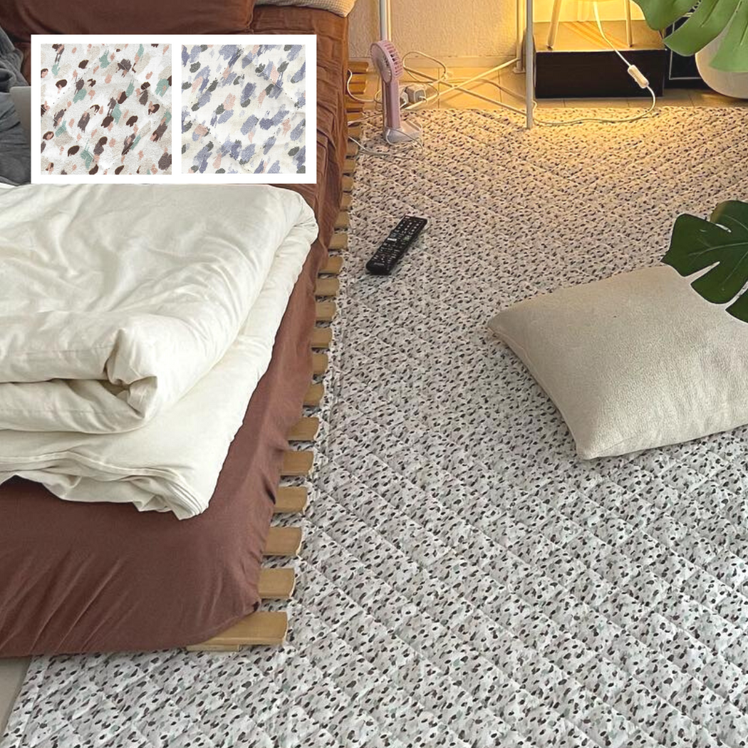 OR-2108-Little Rooms-ふわっと軽やかキルトラグ air rug -monet-