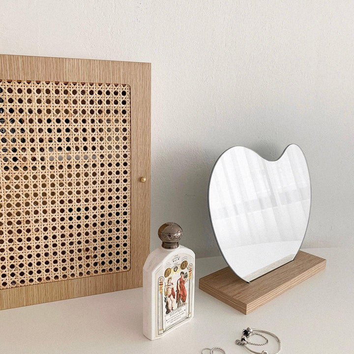 ラタン コスメボックス 韓国インテリア vamir 収納ボックス｜cane perfume storage｜ラタン 韓国