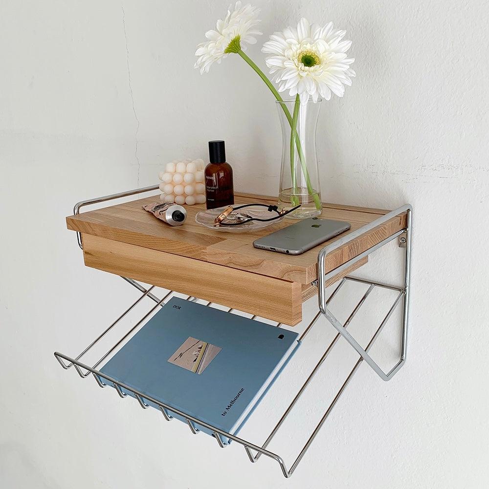 BR-1451-vamir-vamir デスク収納｜Magazinerack Wall Shelf Mini Table