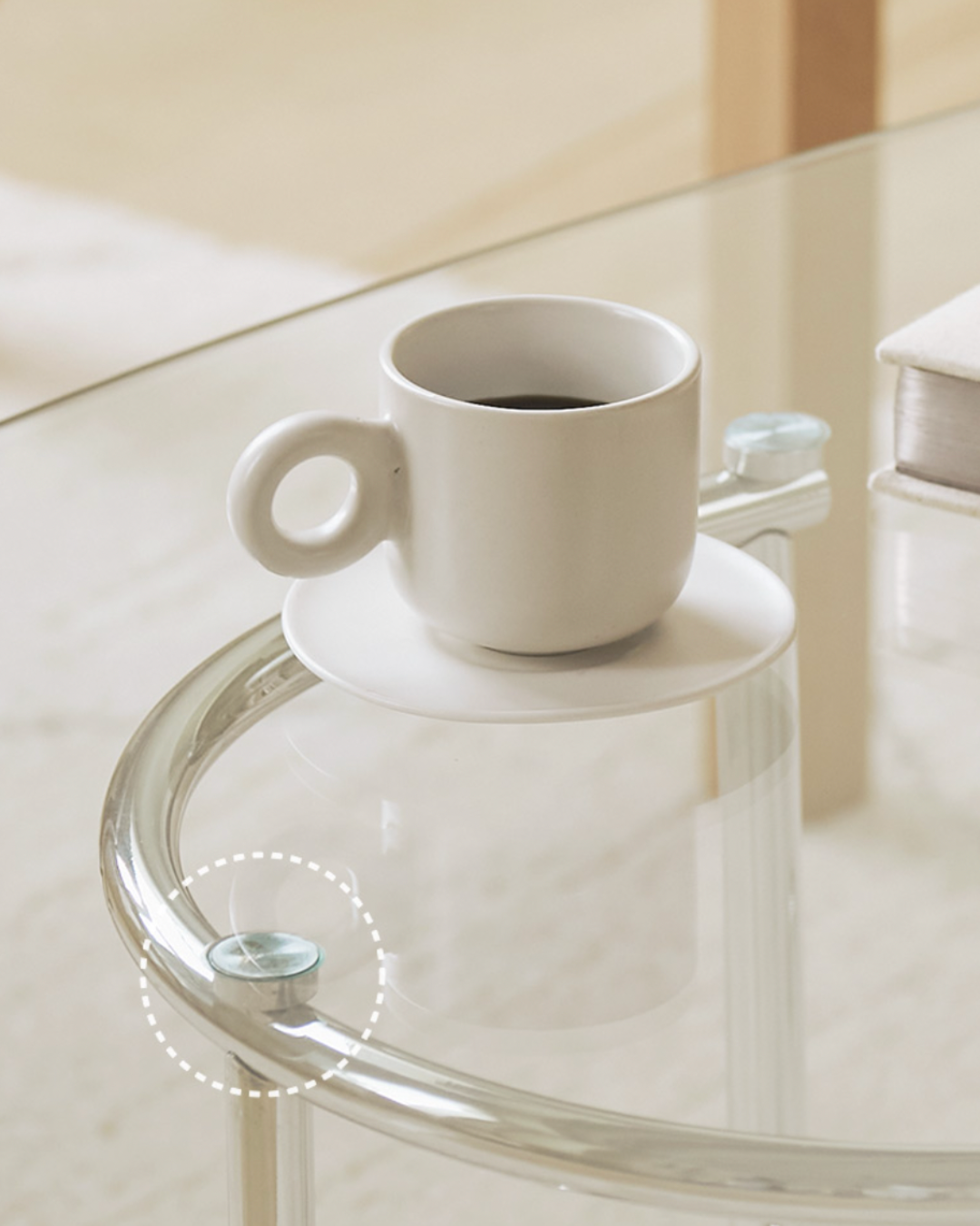 通販】Roomnhome|ペブルテーブル|韓国インテリア 家具 ガラス ロー 通販】Roomnhome|ペブルテーブル|韓国インテリア 家具 ガラス ロー