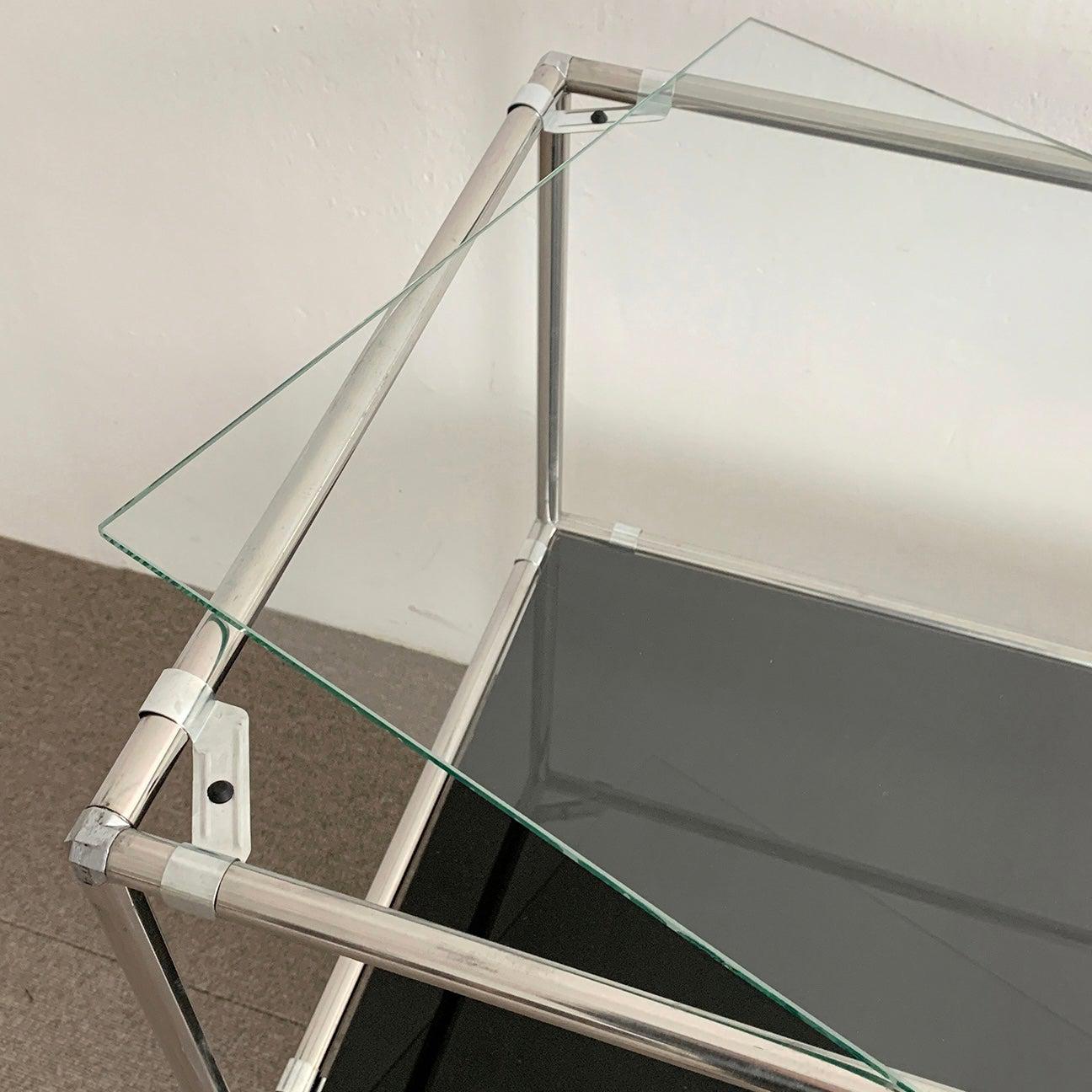 BR-1397-vamir-vamir ローテーブル｜Stainless Modular 2tier Sofa Table