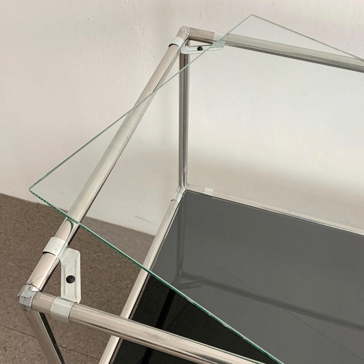 BR-1419-vamir-vamir ローテーブル｜Stainless Modular 2tier Sofa Table S