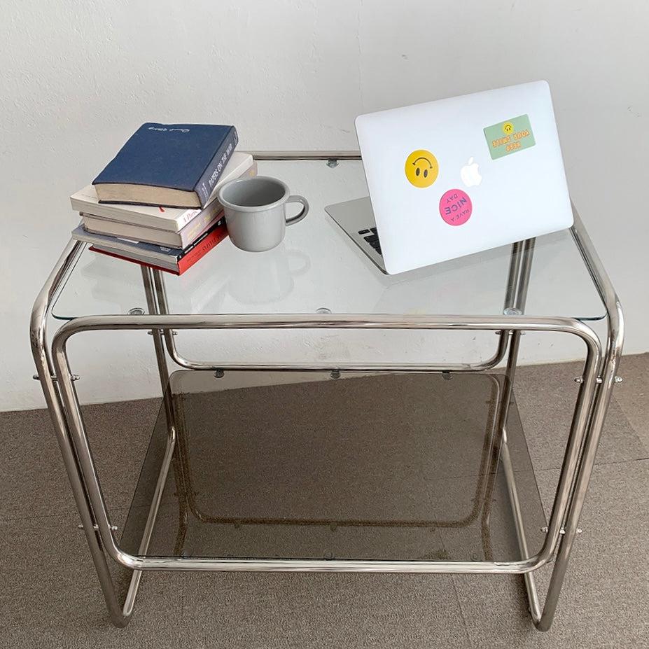 BR-1454-vamir-vamir サイドテーブル｜Stainless 2tier Table