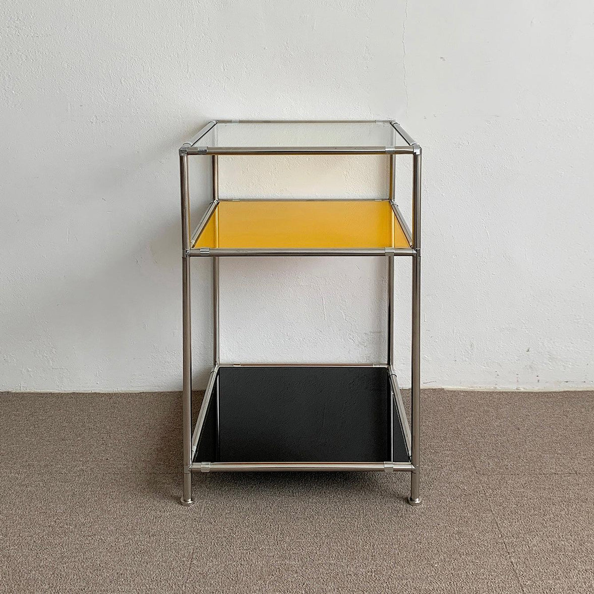 BR-1430-vamir-vamir サイドテーブル｜Stainless Modular Side Table High Cube