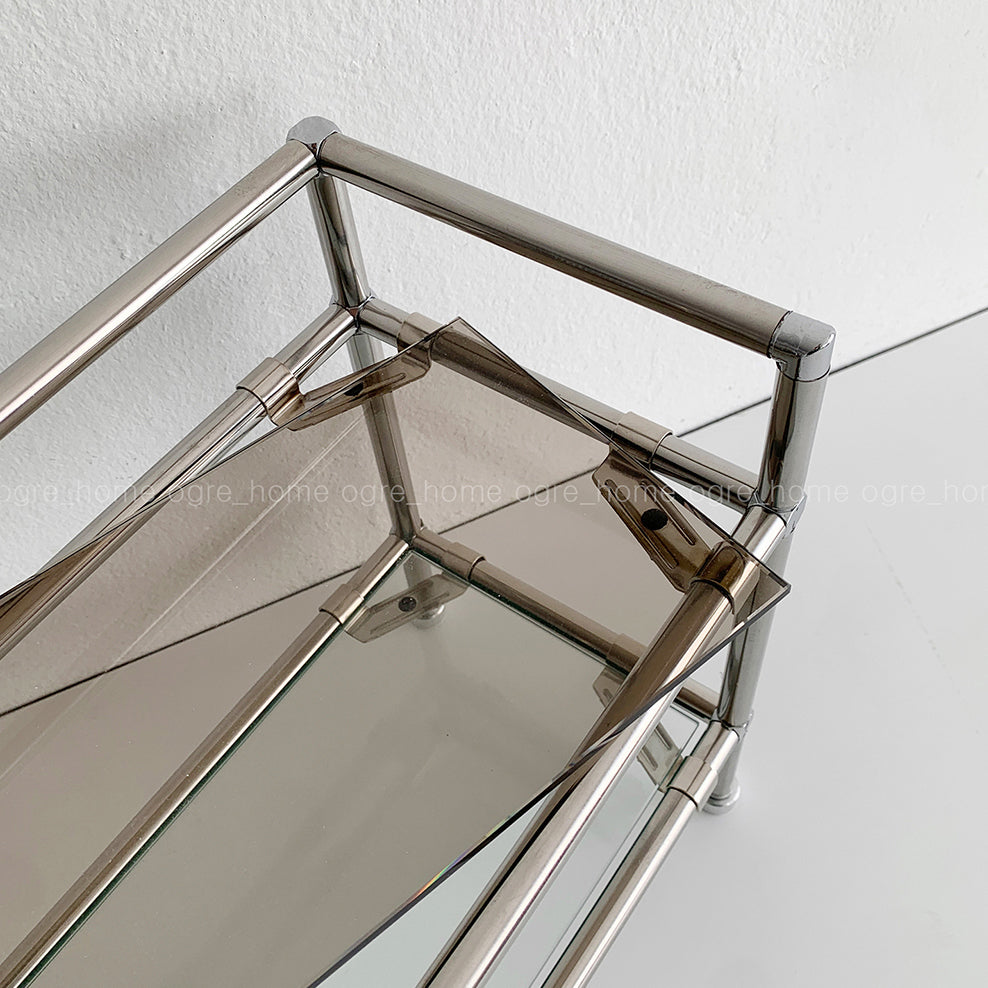 BR-3828-vamir-vamir ミニラック｜stainless modular 2-tier perfume organizer