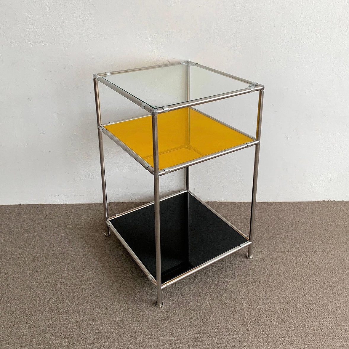 BR-1430-vamir-vamir サイドテーブル｜Stainless Modular Side Table High Cube