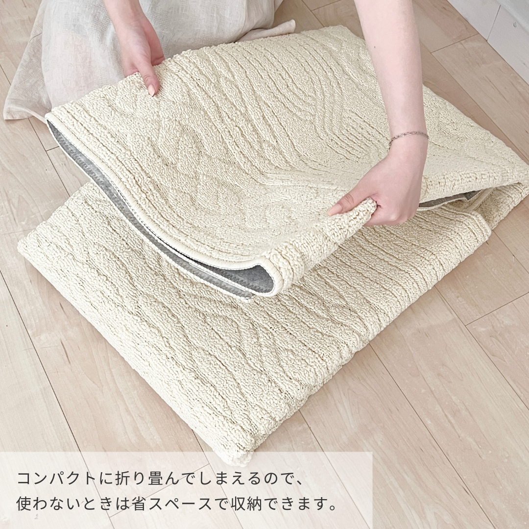 BR-2541-Little Rooms select-洗えるデザインラグ knit tuft rug
