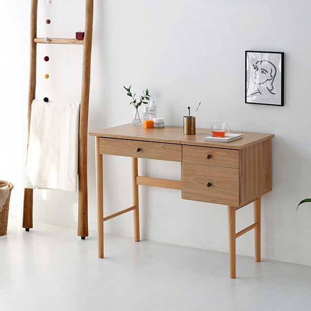 MARKET B VINART ナチュラルデスク テーブル VINART 引き出し付きナチュラルデスク – 1acspaces
