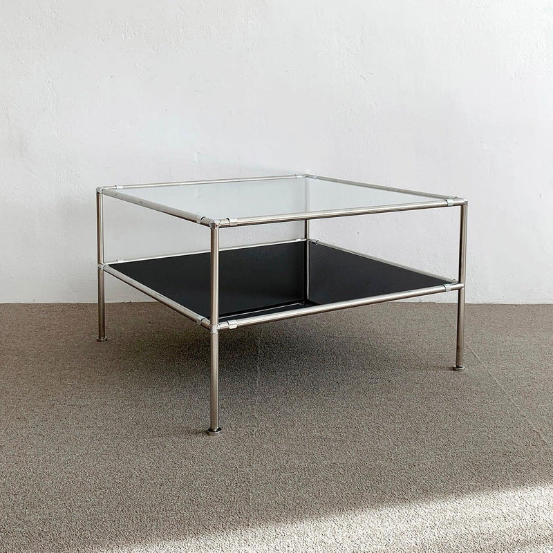 BR-1397-vamir-vamir ローテーブル｜Stainless Modular 2tier Sofa Table