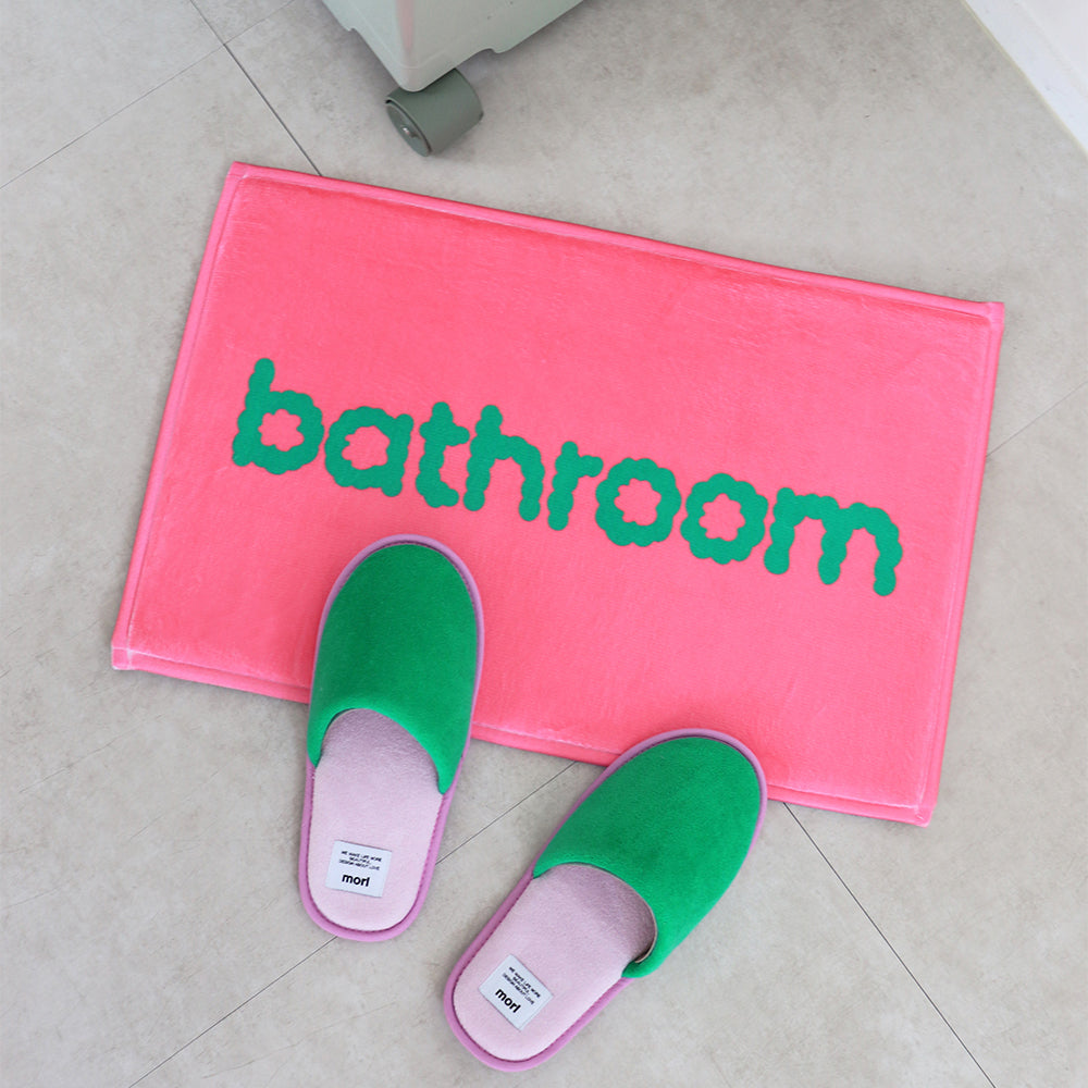 morl ミニラグ｜Bathroom (pink)