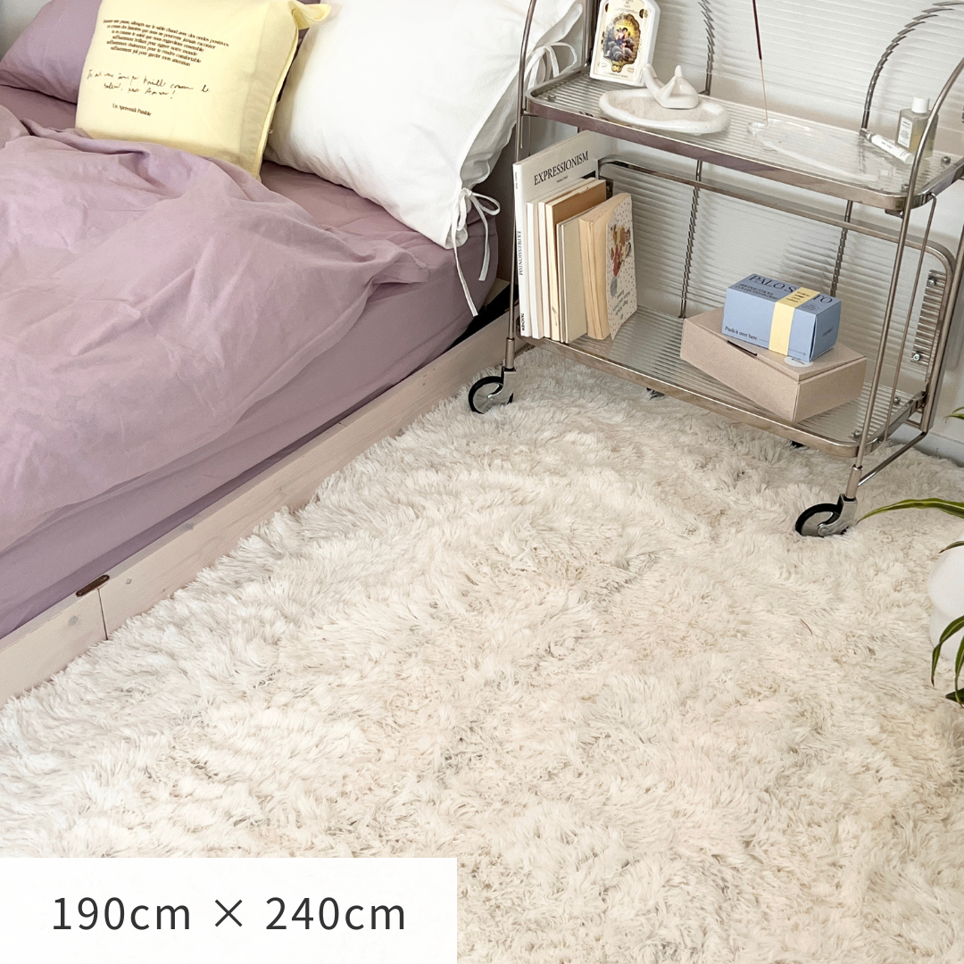 BR-2769-Little Rooms select-puppy 洗えるシャギーラグ