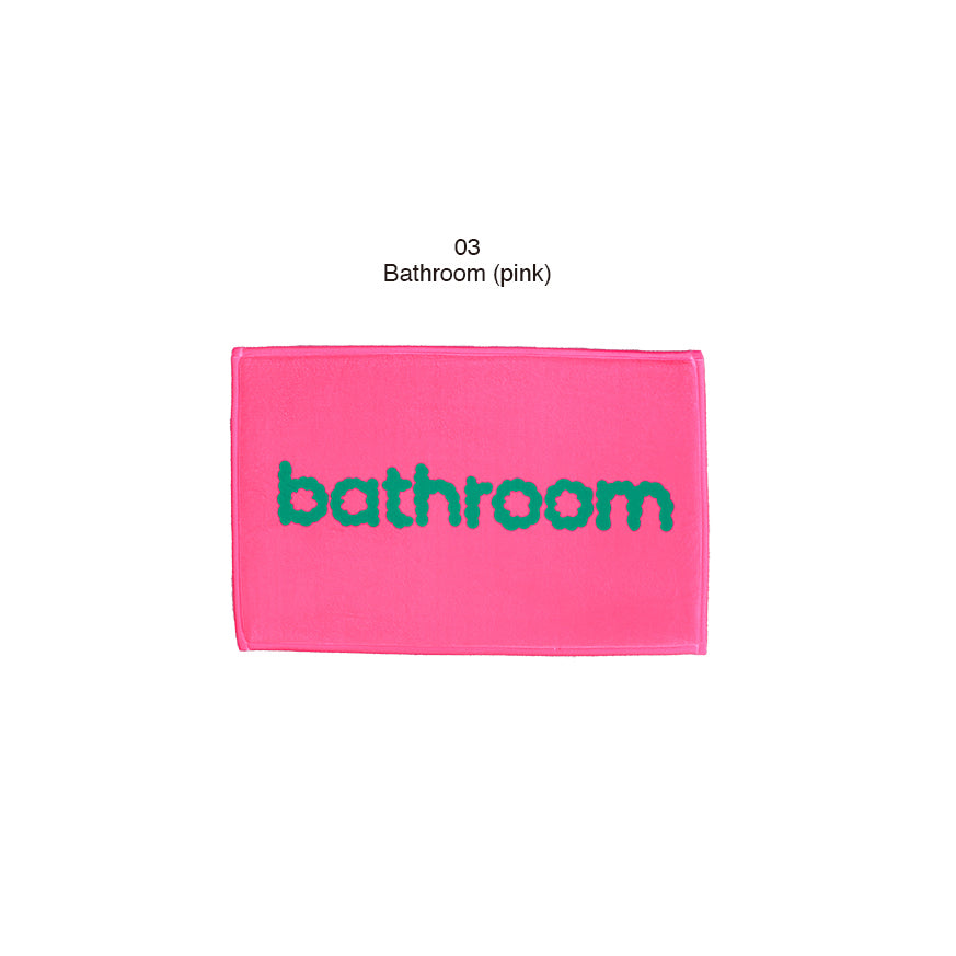 morl ミニラグ｜Bathroom (pink)