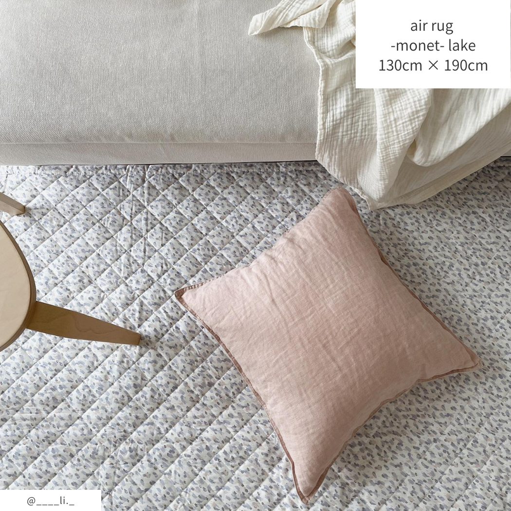 OR-2108-Little Rooms-ふわっと軽やかキルトラグ air rug -monet-