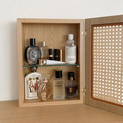 vamir 収納ボックス｜cane perfume storage｜ラタン 韓国インテリア 