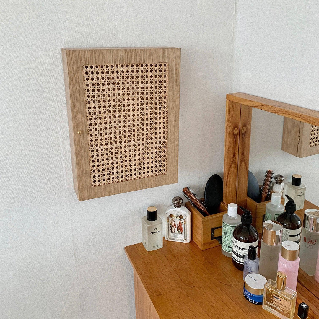 vamir 収納ボックス｜cane perfume storage｜ラタン 韓国