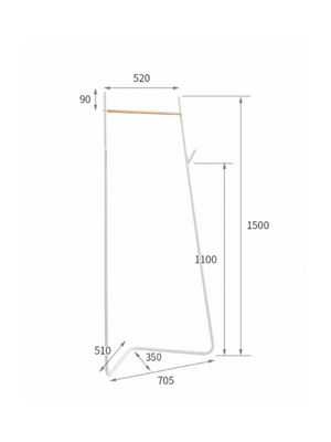 BR-3261-Roomnhome-Roomnhome｜NORDIC コーナーハンガーラック