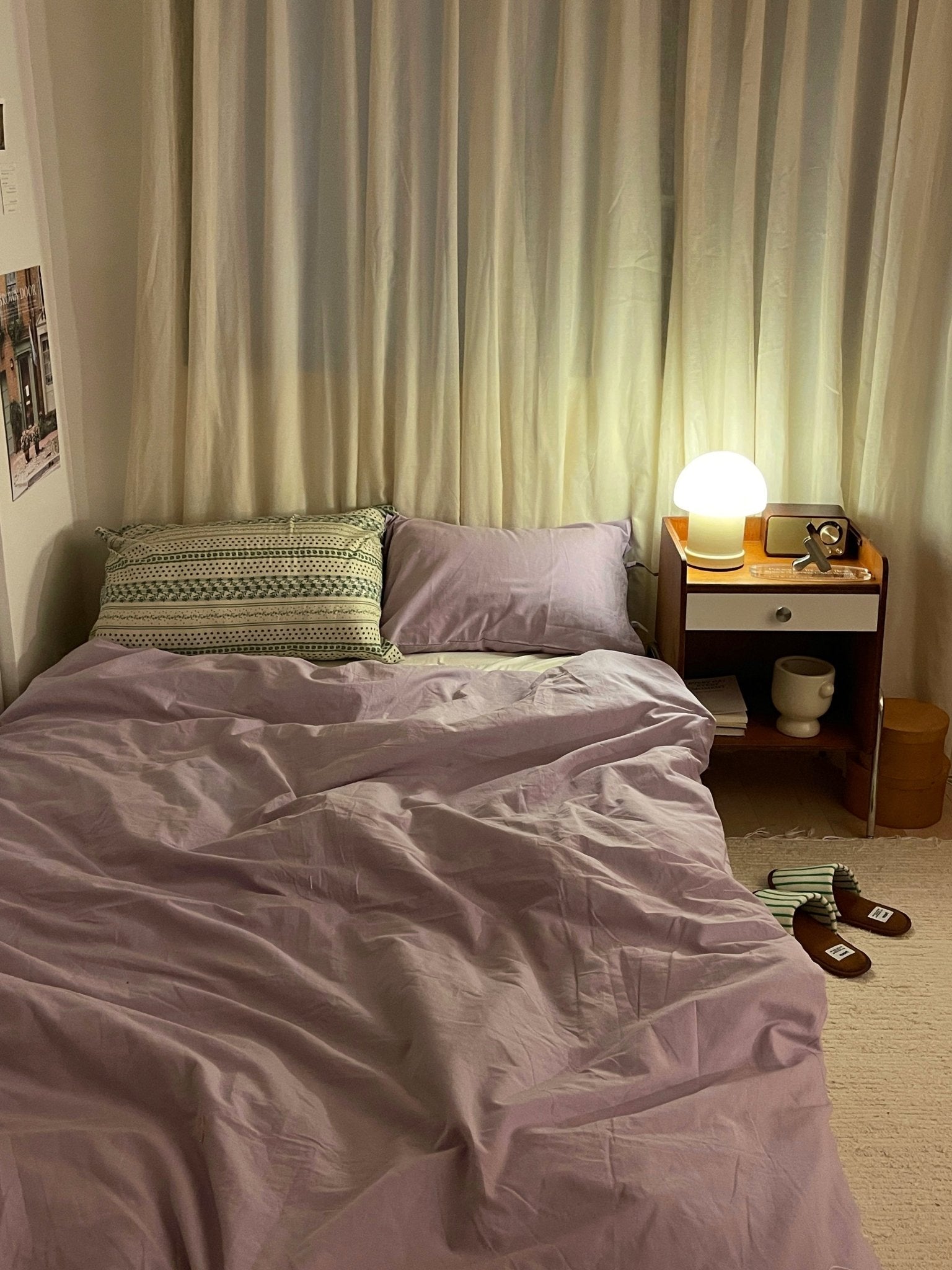 SE-2102-Little Rooms-【セットでお得】布団カバー3点セット｜plain cover set -pale color-