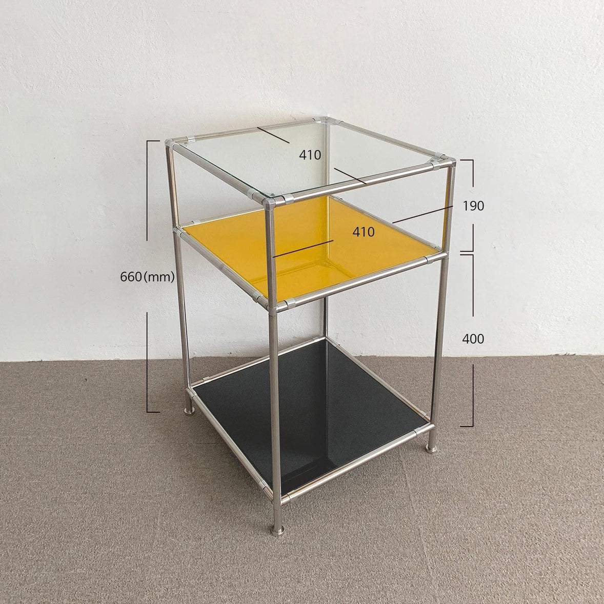 BR-1430-vamir-vamir サイドテーブル｜Stainless Modular Side Table High Cube