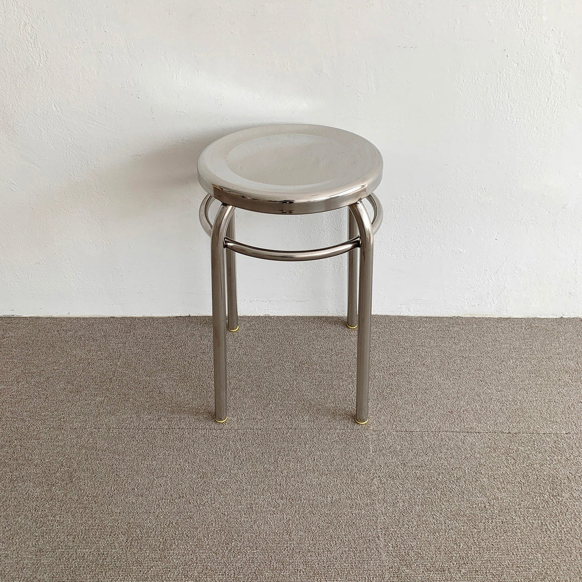 BR-1434-vamir-vamir スツール｜Stainless Round Stool