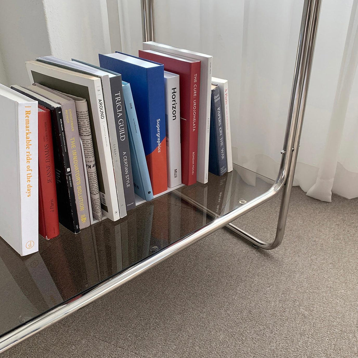 BR-1454-vamir-vamir サイドテーブル｜Stainless 2tier Table