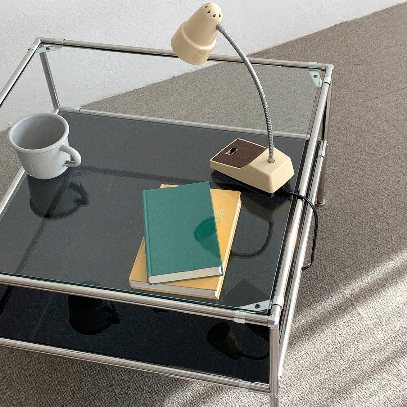 BR-1397-vamir-vamir ローテーブル｜Stainless Modular 2tier Sofa Table