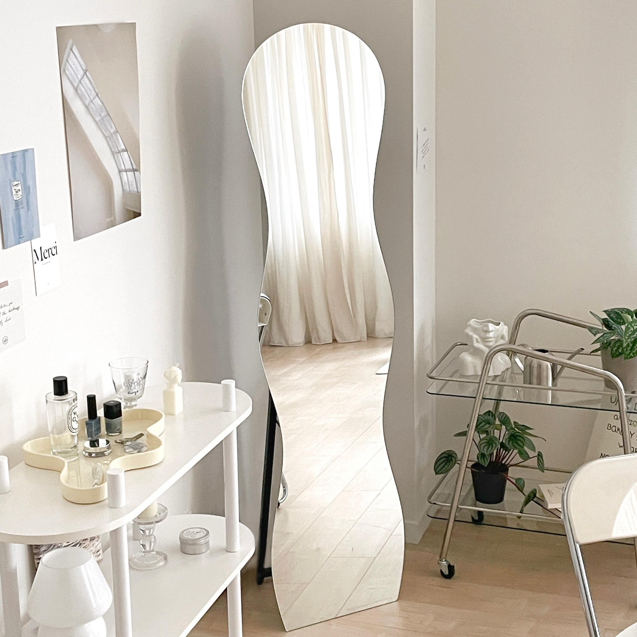 AL-2391-Little Rooms select-ウェーブスタンドミラー