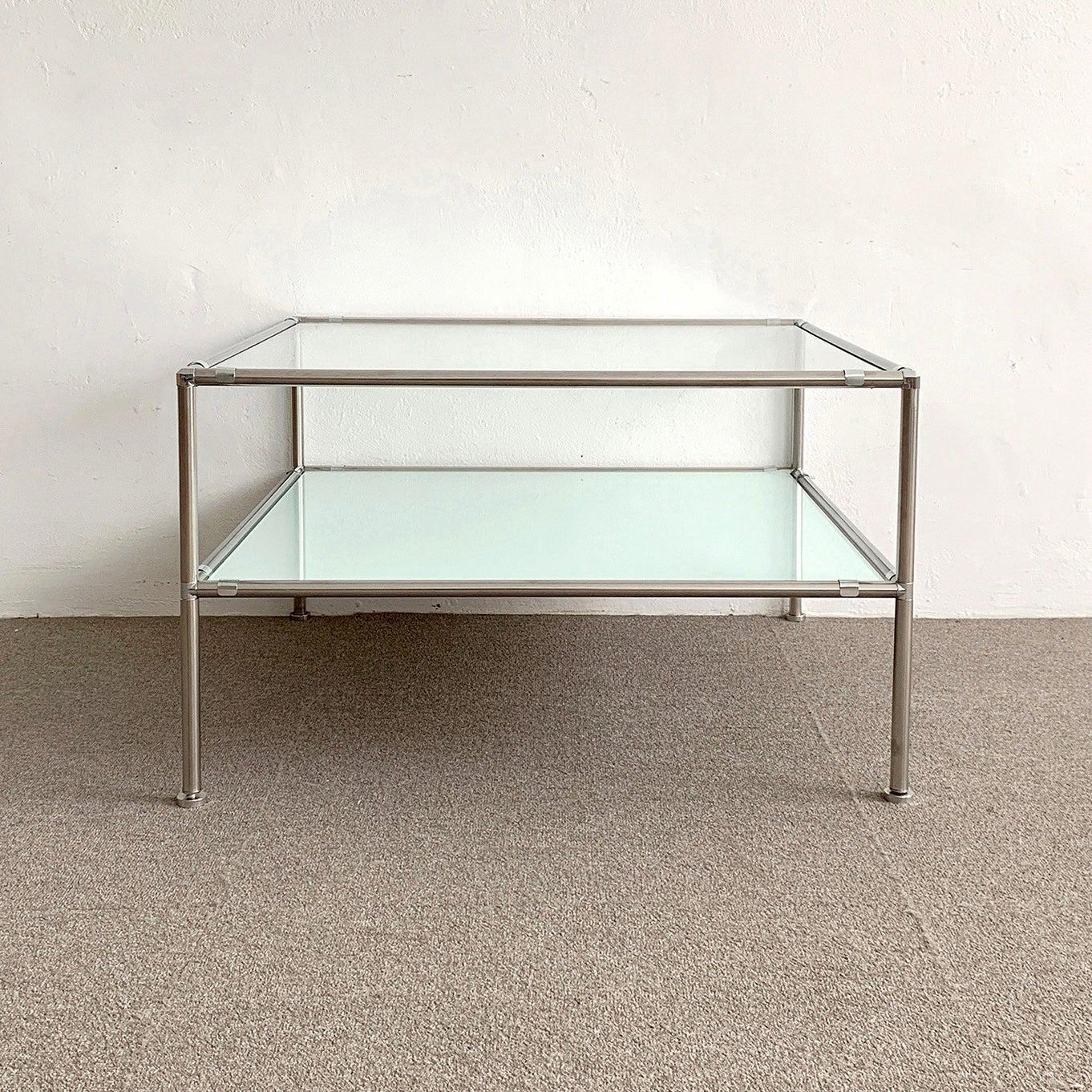 BR-1396-vamir-vamir ローテーブル｜Stainless Modular 2tier Sofa Table