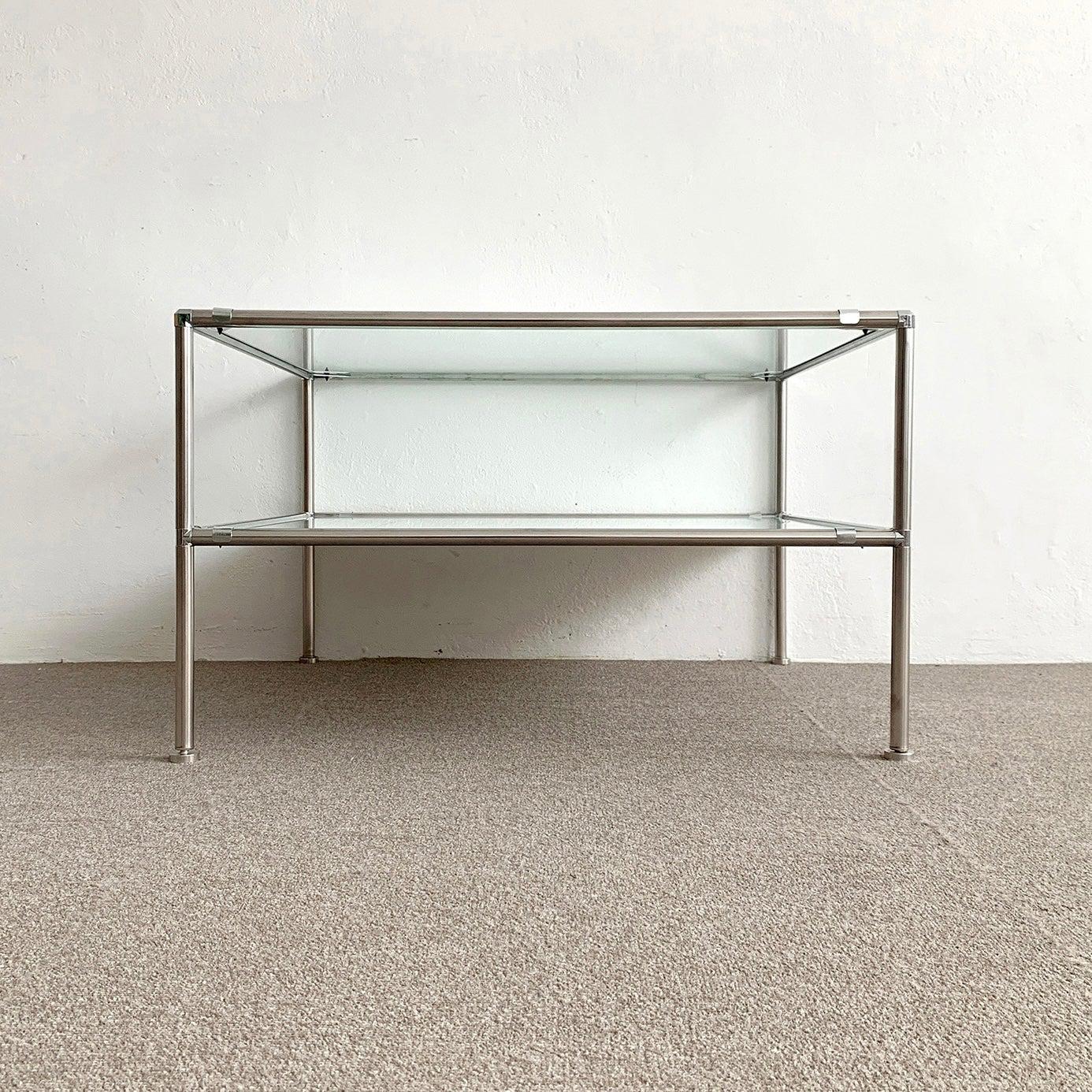 BR-1396-vamir-vamir ローテーブル｜Stainless Modular 2tier Sofa Table