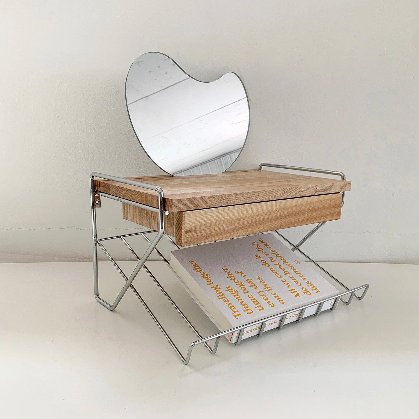 BR-1451-vamir-vamir デスク収納｜Magazinerack Wall Shelf Mini Table