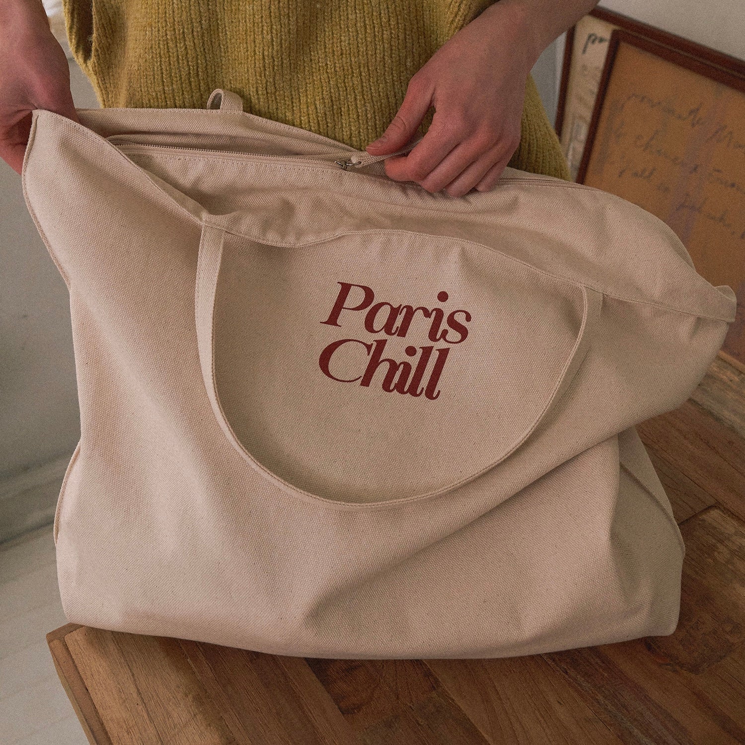 BR-3080-HOTEL PARIS CHILL-HOTEL PARIS CHILL トートバッグ｜La Saison of Parischill Bag