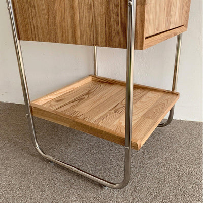 BR-1459-vamir-vamir サイドテーブル｜Cube Ash Stainless Side Table
