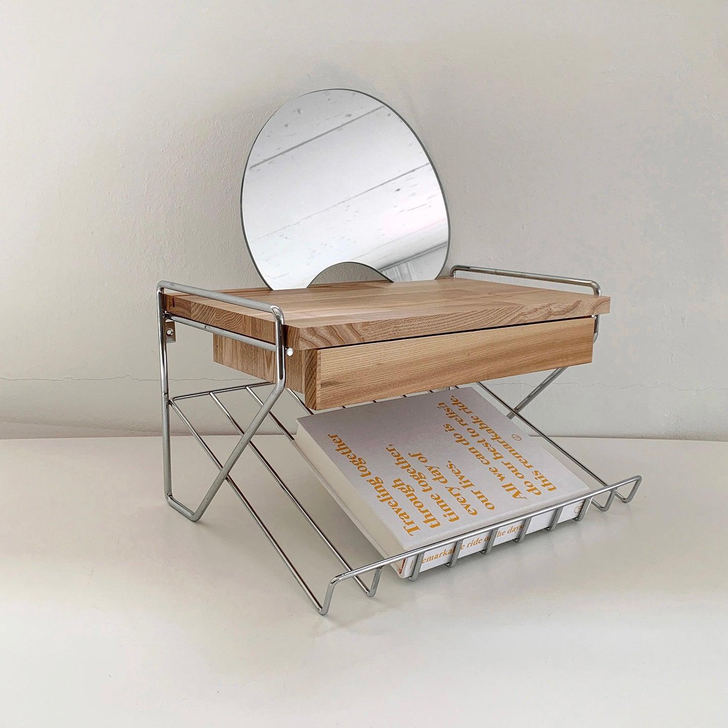 BR-1451-vamir-vamir デスク収納｜Magazinerack Wall Shelf Mini Table