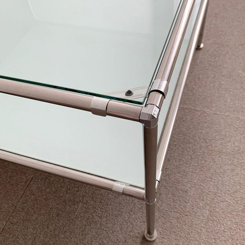 BR-1396-vamir-vamir ローテーブル｜Stainless Modular 2tier Sofa Table