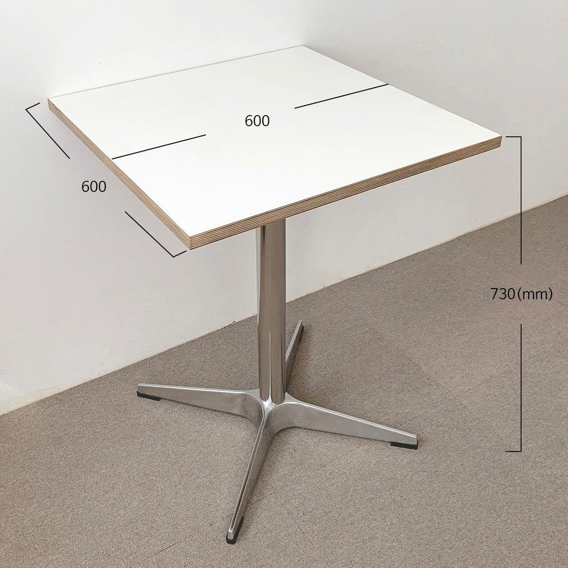 BR-1432-vamir-vamir ダイニングテーブル｜HPL square table