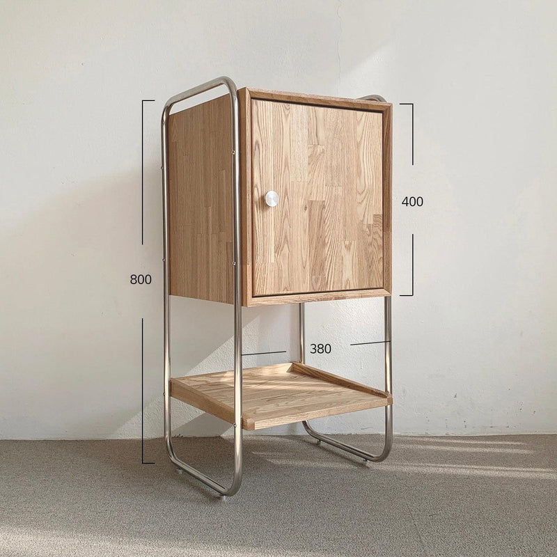 BR-1459-vamir-vamir サイドテーブル｜Cube Ash Stainless Side Table
