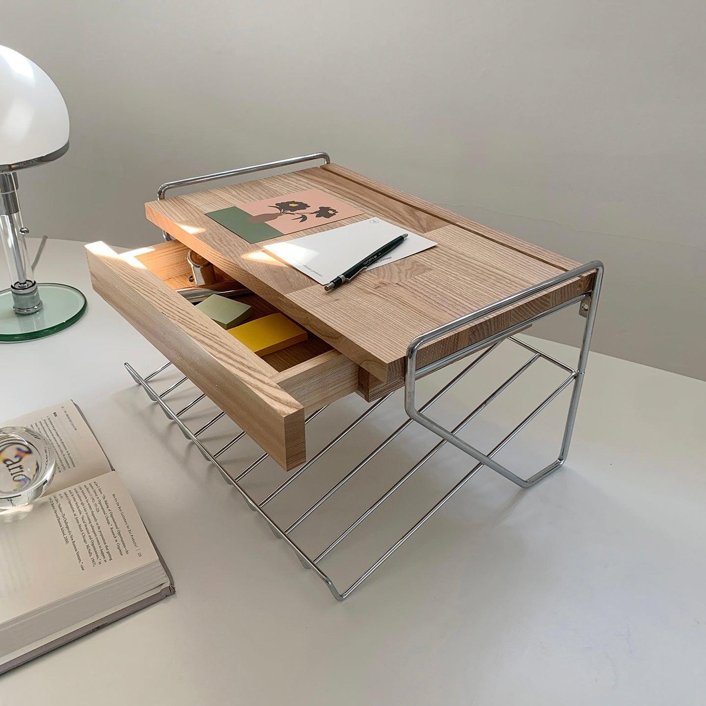 BR-1451-vamir-vamir デスク収納｜Magazinerack Wall Shelf Mini Table