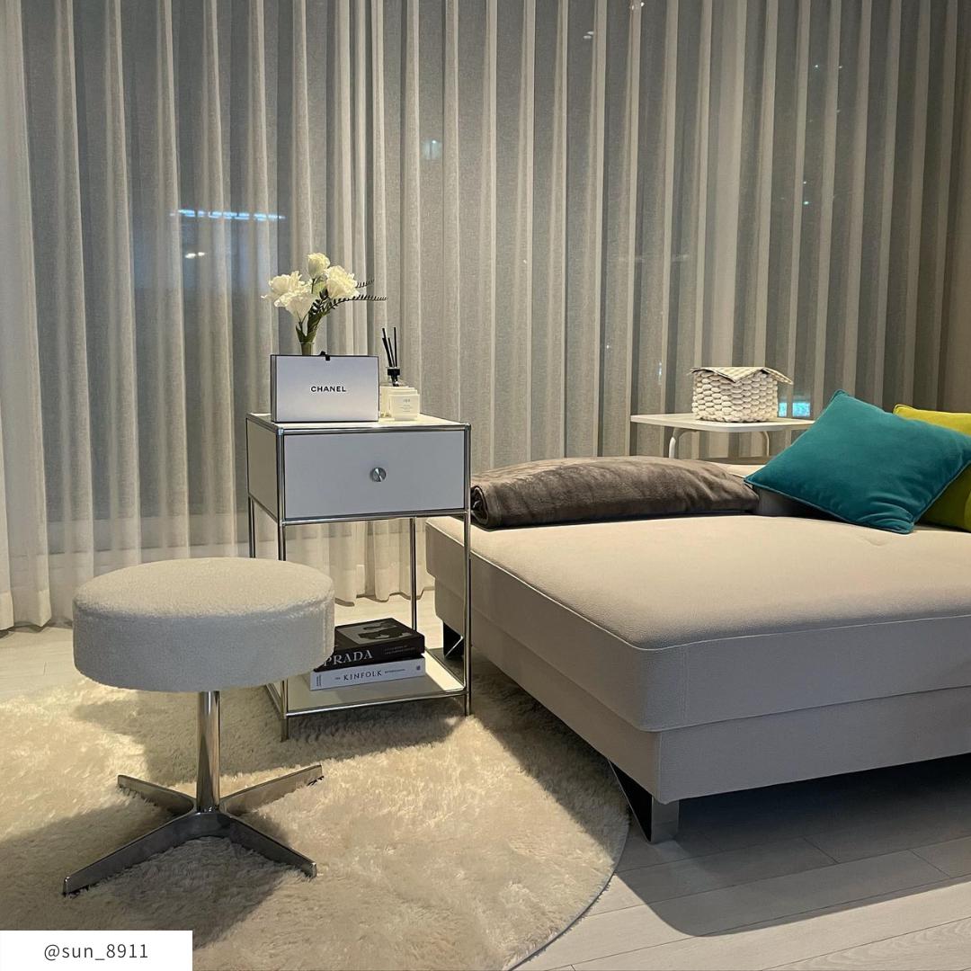 BR-1957-vamir-vamir スツール｜meringue fabric stool