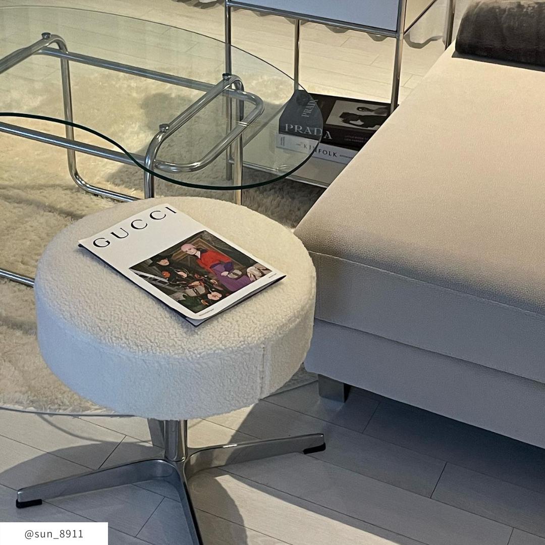 BR-1957-vamir-vamir スツール｜meringue fabric stool