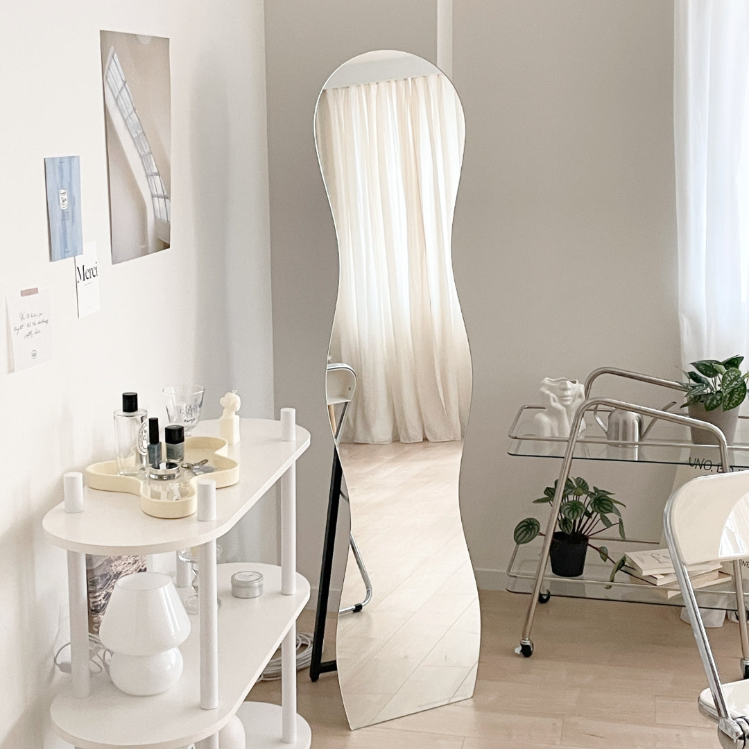 AL-2391-Little Rooms select-ウェーブスタンドミラー