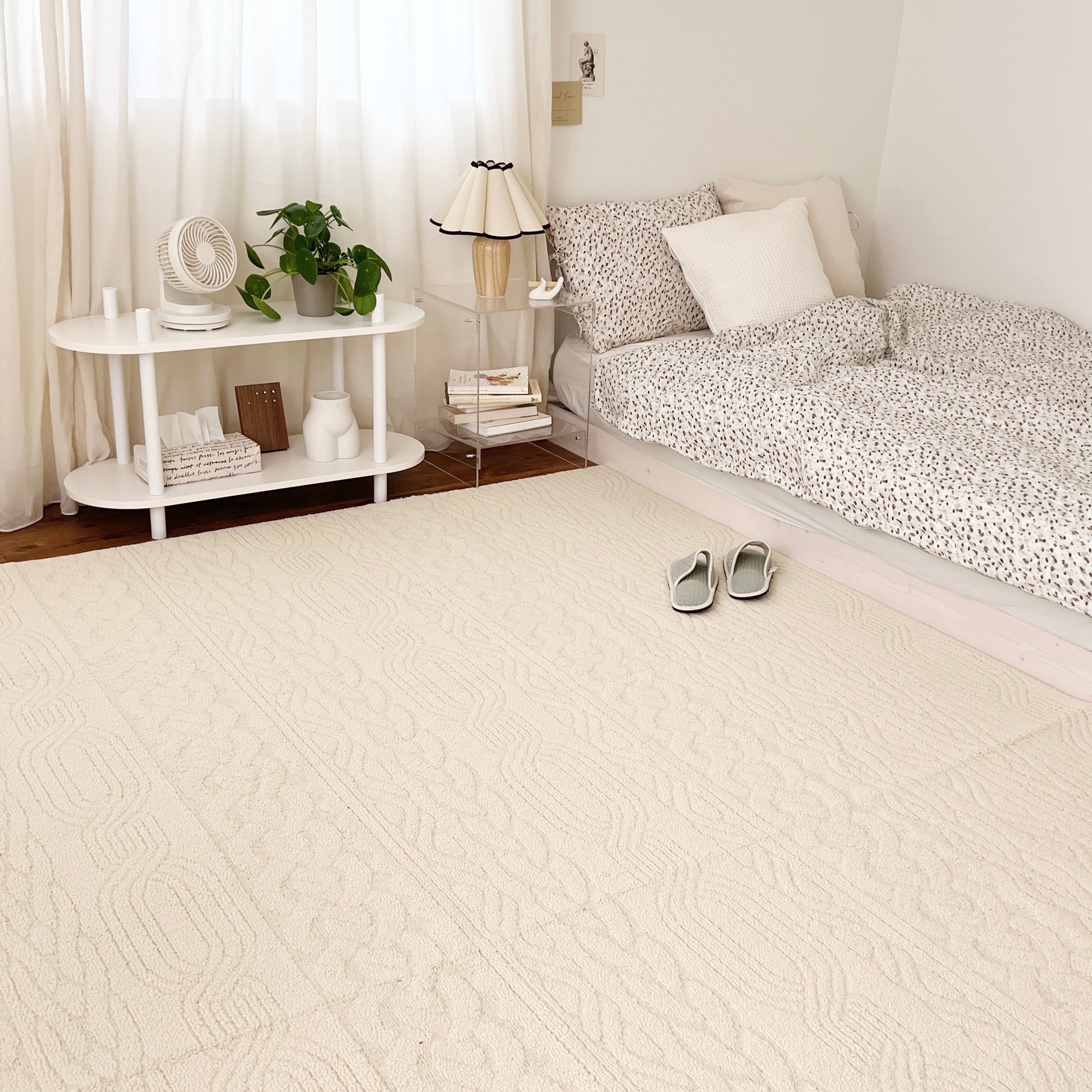 BR-2539-Little Rooms select-洗えるデザインラグ knit tuft rug
