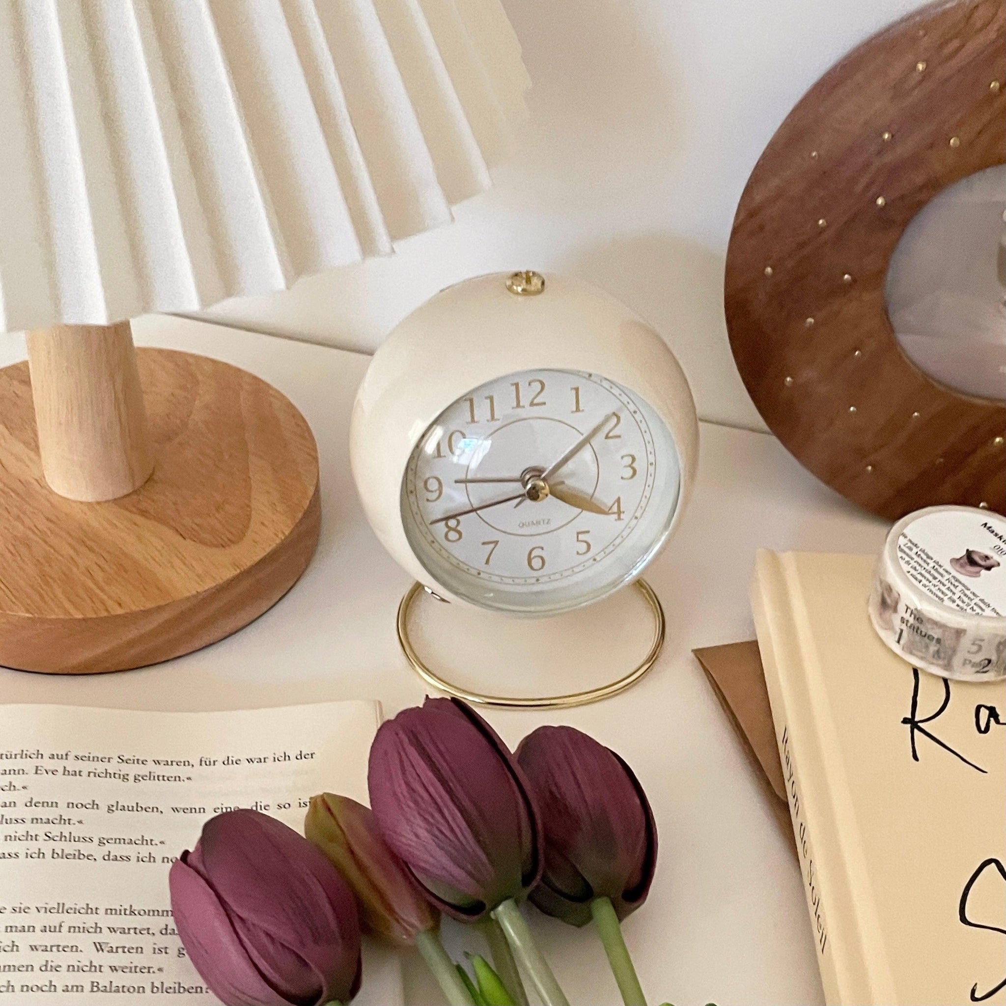 SAB21-00001D-Little Rooms select-置き時計｜round alarm clock