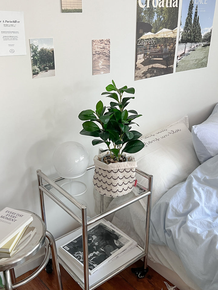 フランスゴム　リビングサイズ　Chic And Natural フェイクグリーン｜フランスゴム 観葉植物 人工 枯れない 鉢付き 卓上