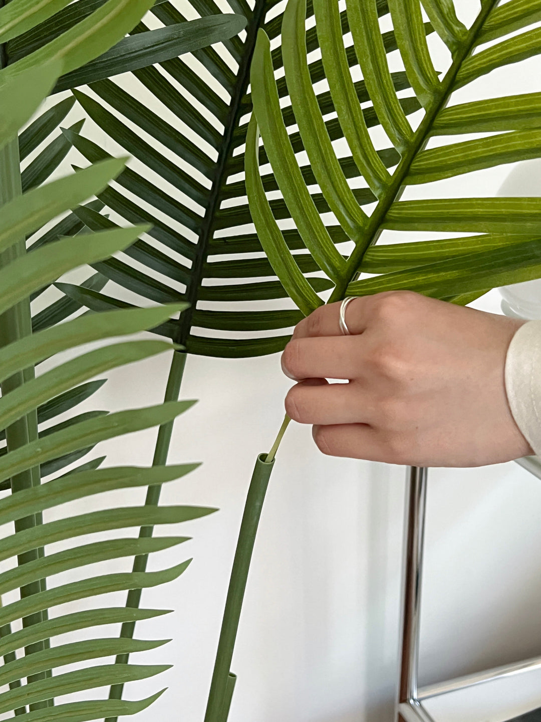 フェイクグリーン｜アレカヤシ 120cm 観葉植物 人工 枯れない 鉢付き