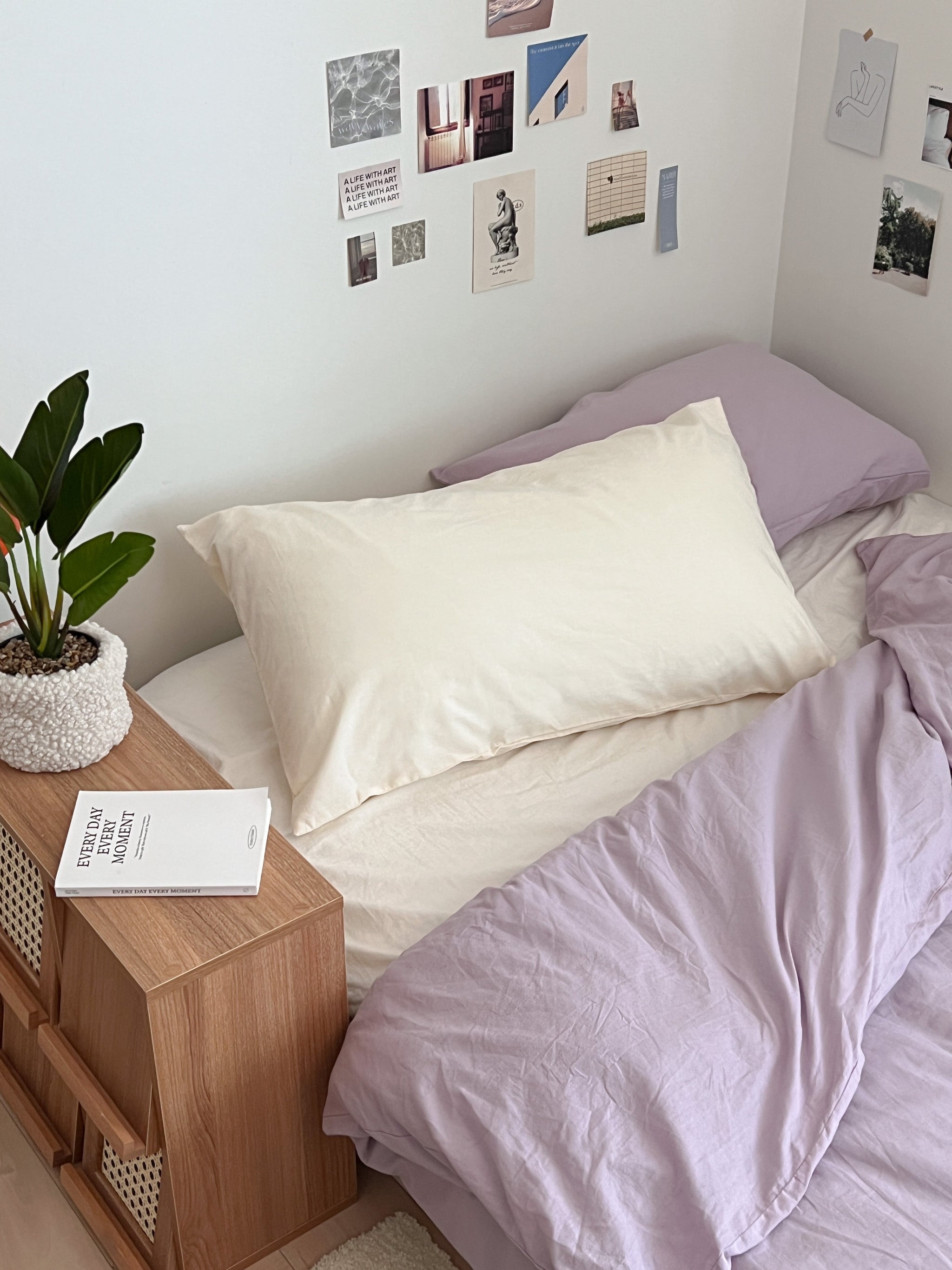 AL-3815-Little Rooms select-good night ベーシック枕カバー｜pale color