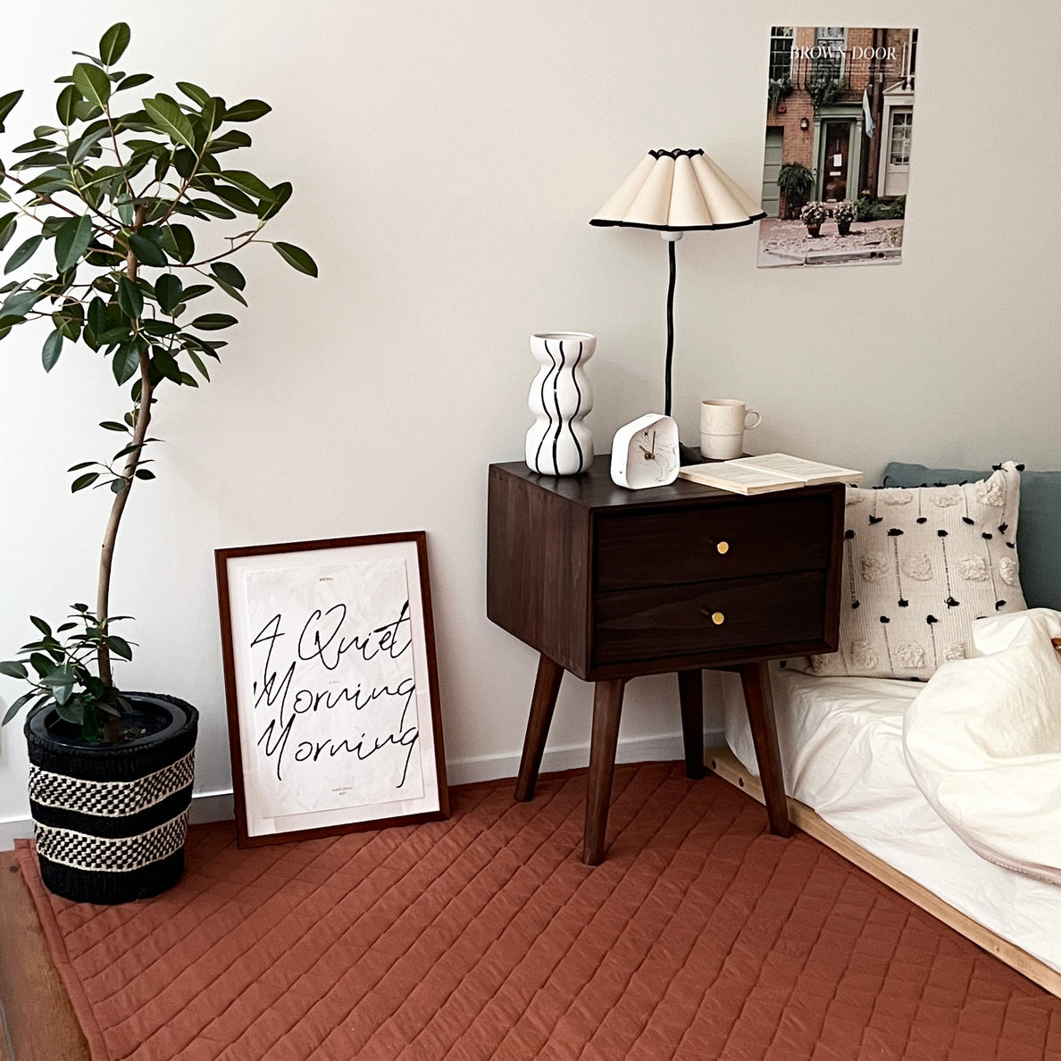 OR-1487-Little Rooms-ふわっと軽やかキルトラグ air rug -chic color-