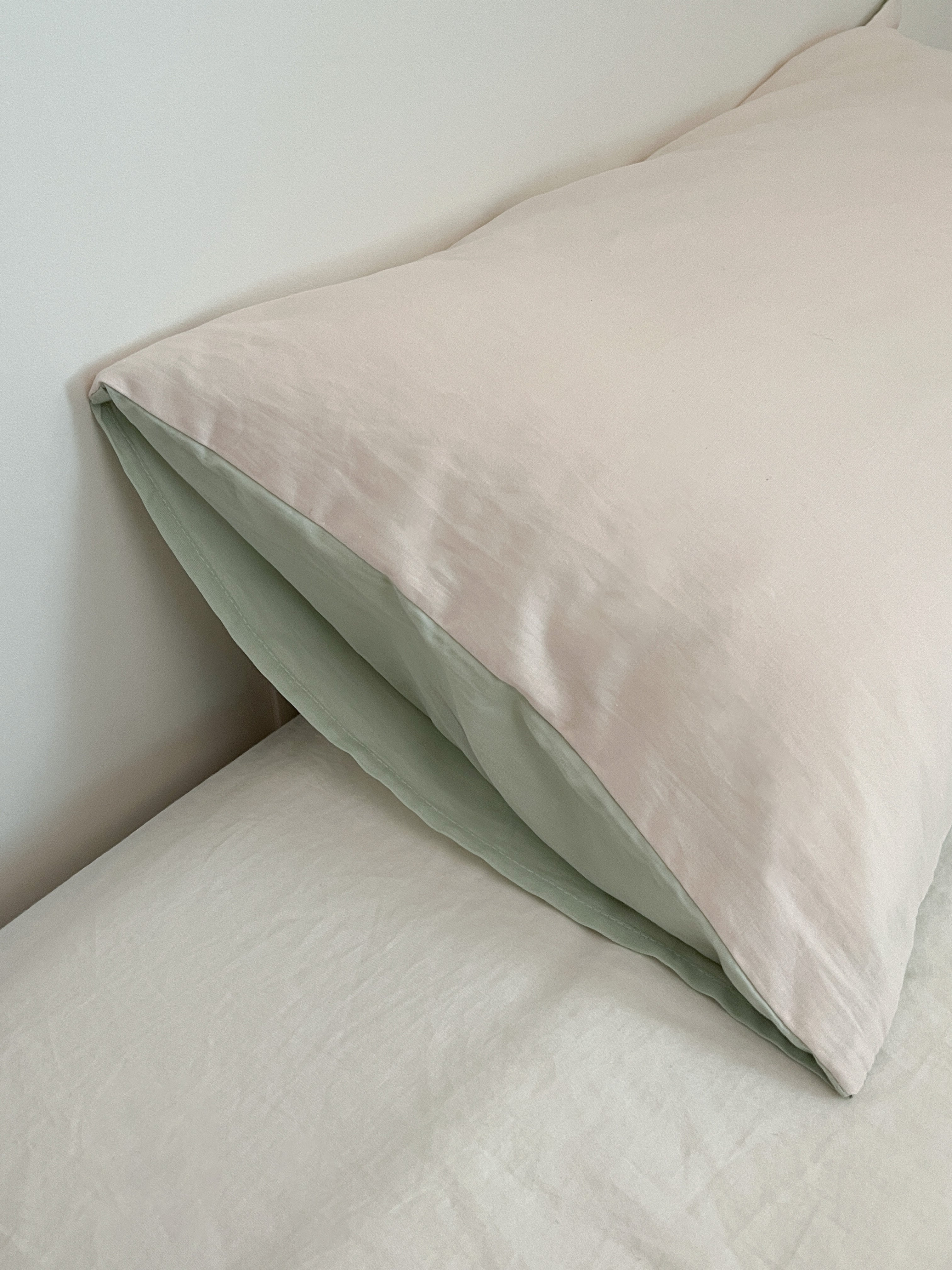 AL-3820-Little Rooms select-good night リバーシブル枕カバー｜pale color